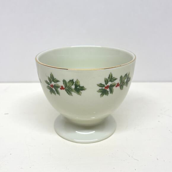 Baum Bros Formalities Holly Collection Serving Dip Bowl - Picture 1 of 7